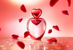 ReFa HEART FRAGRANCE Shine Red with red petals