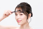 ReFa AIRA POINT KEEP smoothing bangs with the wand