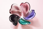 ReFa HEART NEW LOOK all five colours arranged in a flower on pink