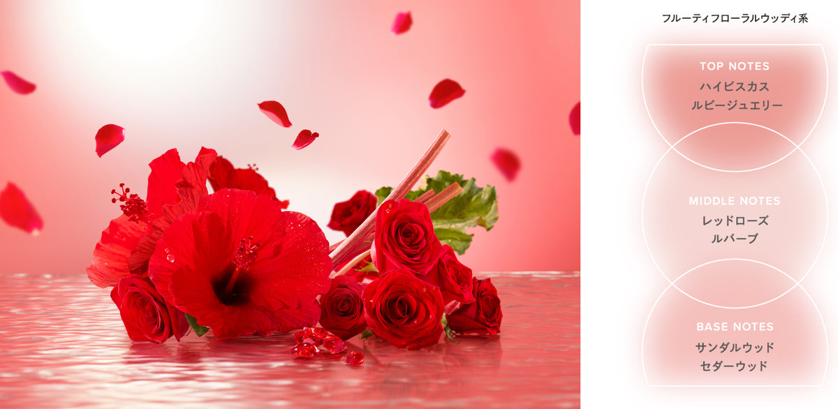 ReFa HEART FRAGRANCE Shine Red red rose notes