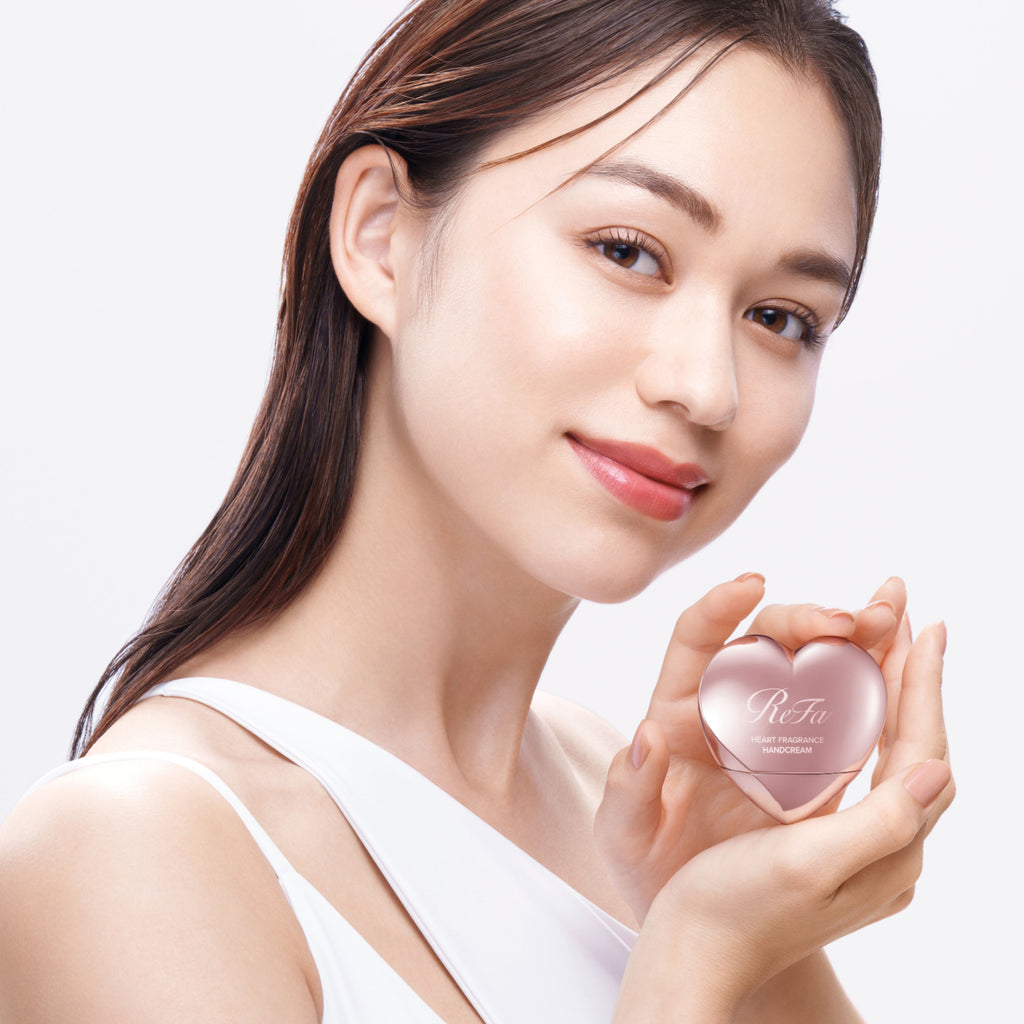 ReFa HEART FRAGRANCE HANDCREAM moisture and fragrance concept