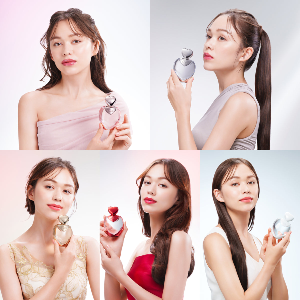 ReFa HEART FRAGRANCE campaign models