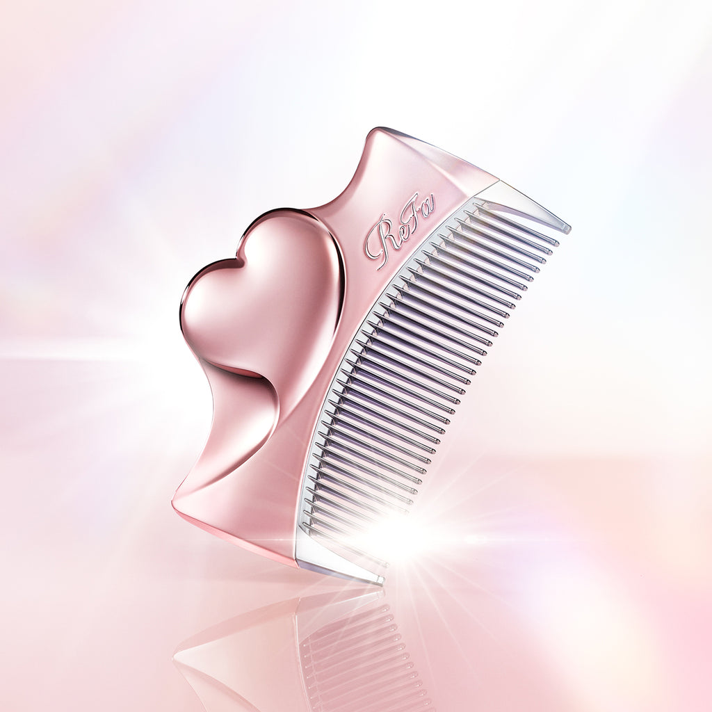 ReFa HEART Aira WITH heart-shaped hair comb