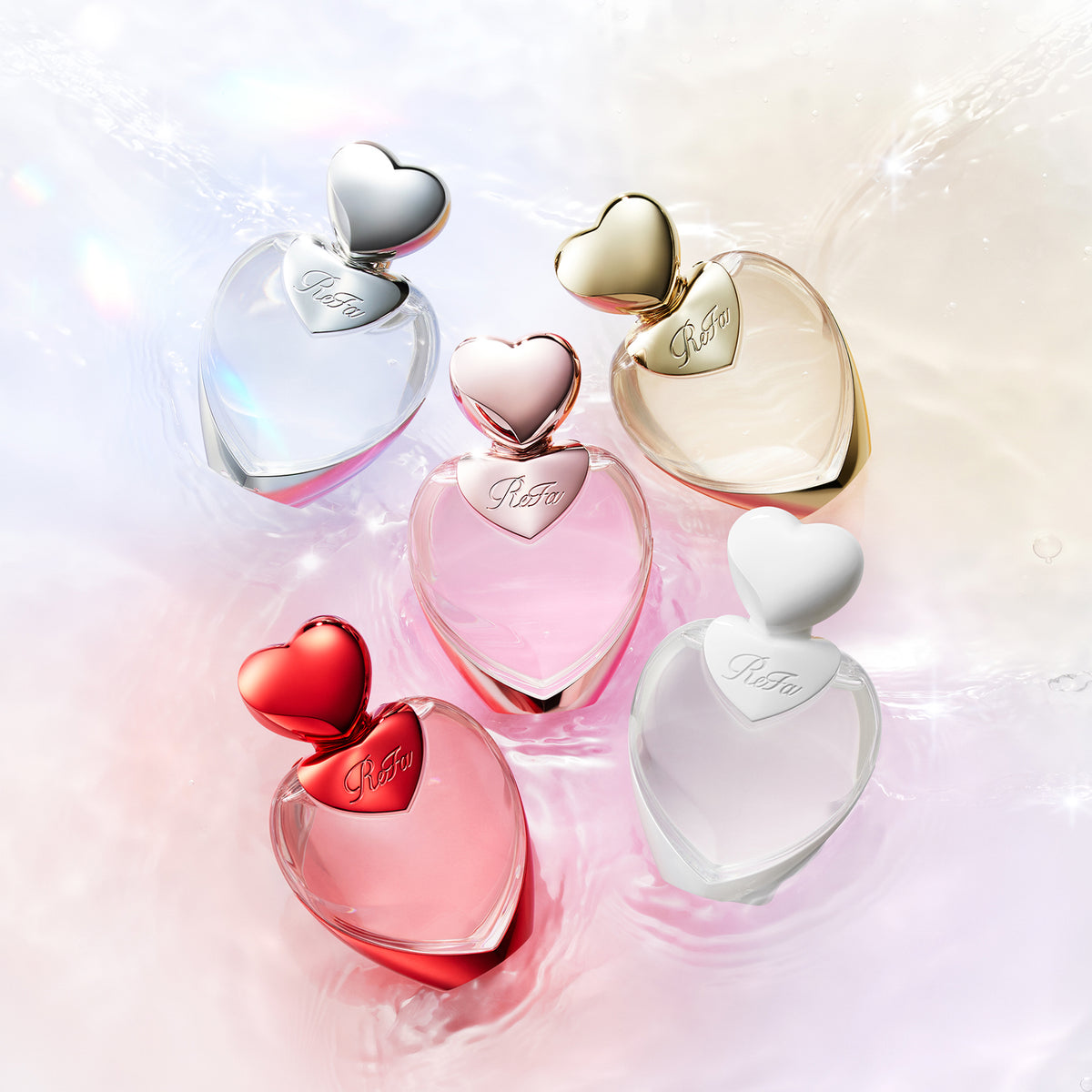 ReFa HEART FRAGRANCE all five colours