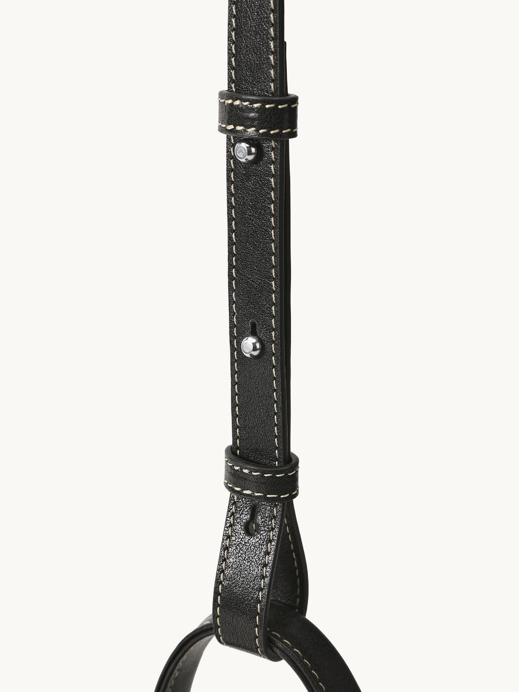 Songmont Lattice Bucket Bag Onyx - strap detail