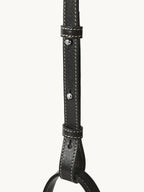 Songmont Lattice Bucket Bag Onyx - strap detail