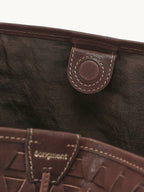 Songmont Lattice Bucket Bag Sandal - interior lining detail