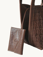 Songmont Lattice Bucket Bag Sandal - with card pouch