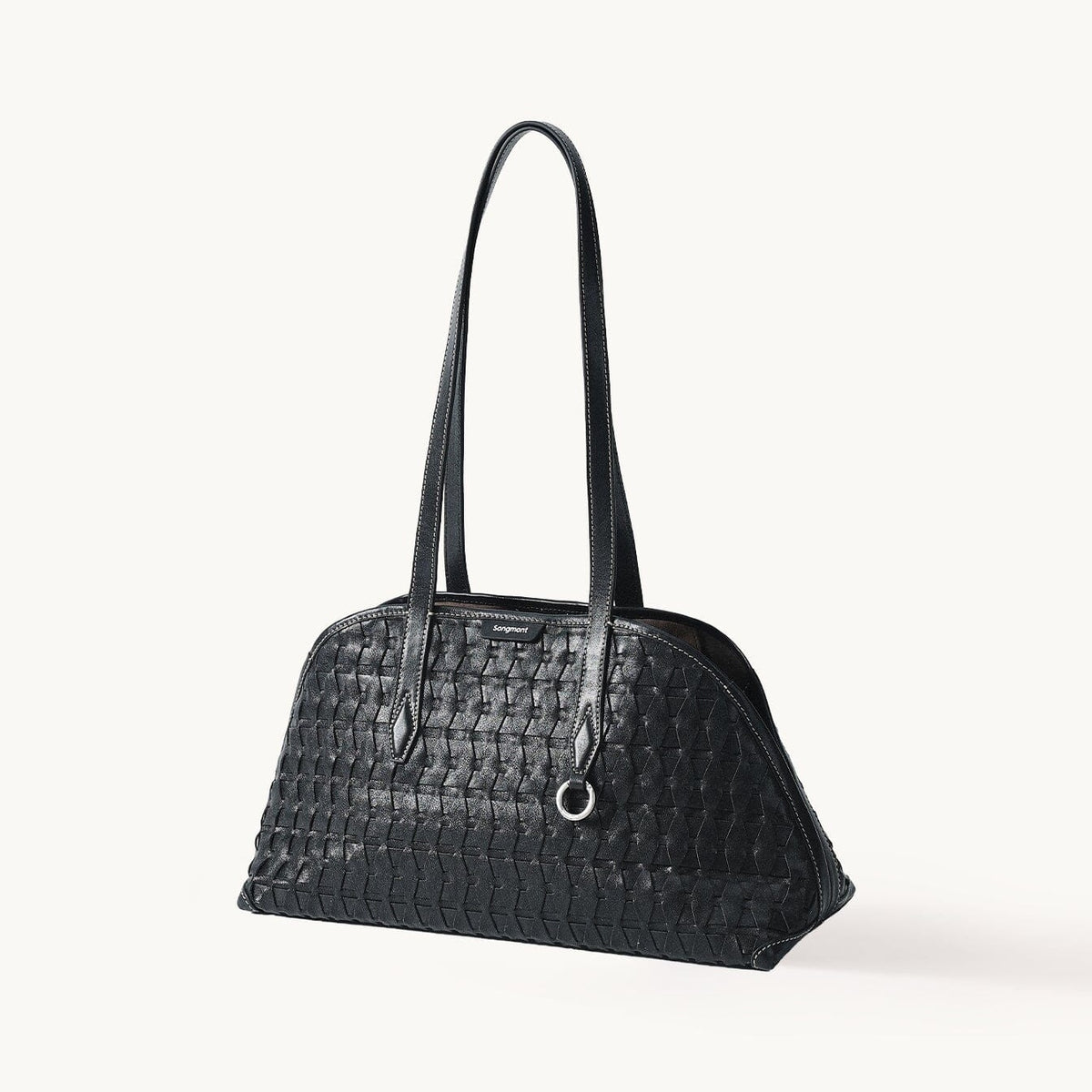 Songmont Lattice Shellseeker Bag Onyx - front view