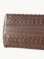 Songmont Lattice Shellseeker Bag Sandal - woven panel detail