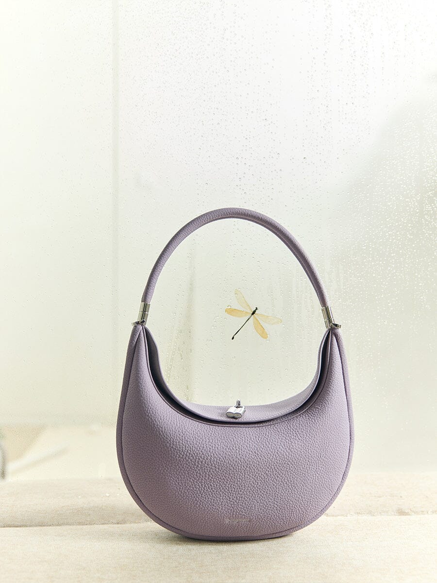 Songmont Luna Bag Lavender - styled with a dragonfly