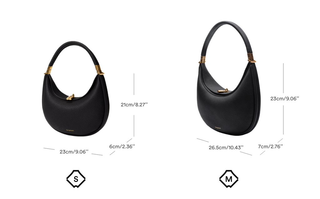 Songmont Luna bags - size and fit guide