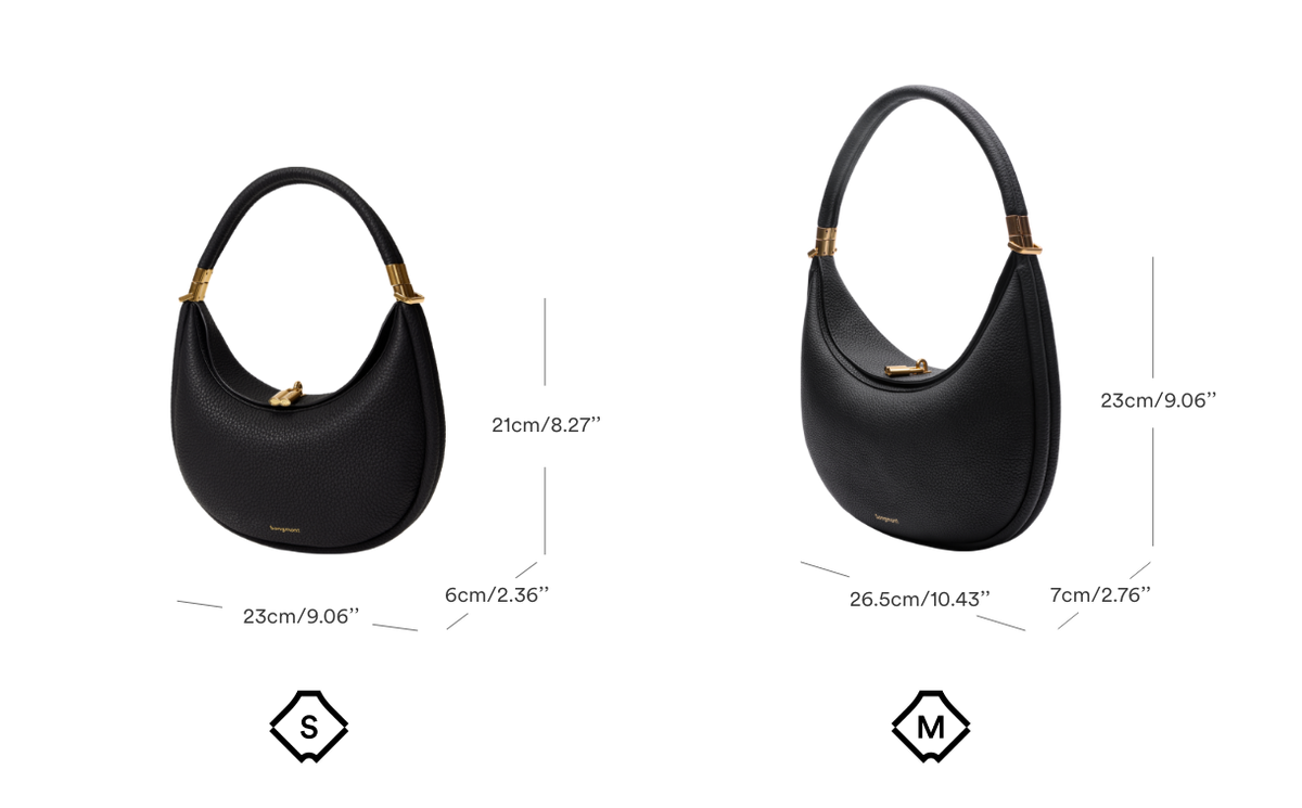 Songmont Luna bags - size and fit guide