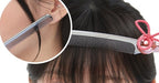 medicube x FOREVER:CHERRY Ribbon Cherry Glass Hair Comb Pink, slim tip shaping a fringe