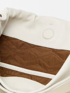 Songmont Medium Gather Bag - Cloud interior, quilted lining and embossed detail