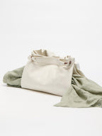 Songmont Medium Gather Bag - Cloud drawstring closure, styled shot