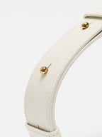 Songmont Medium Gather Bag - Cloud strap with gold studs, stitching detail