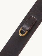 Songmont Medium Gather Bag - Ebony strap with brass D-ring detail