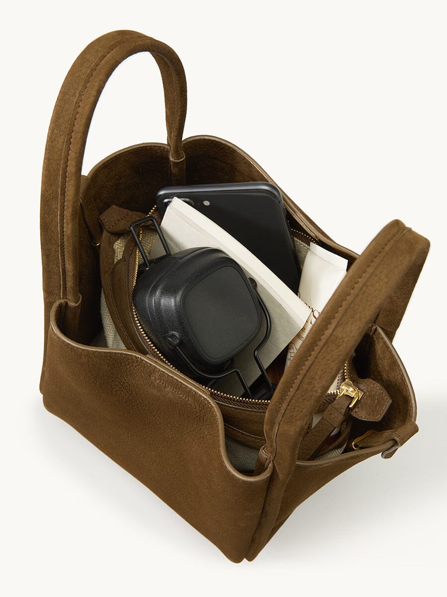 Songmont Medium Song Bag Agarwood open with everyday contents
