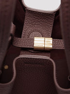 Songmont Medium Song Bag Burgundy clasp detail