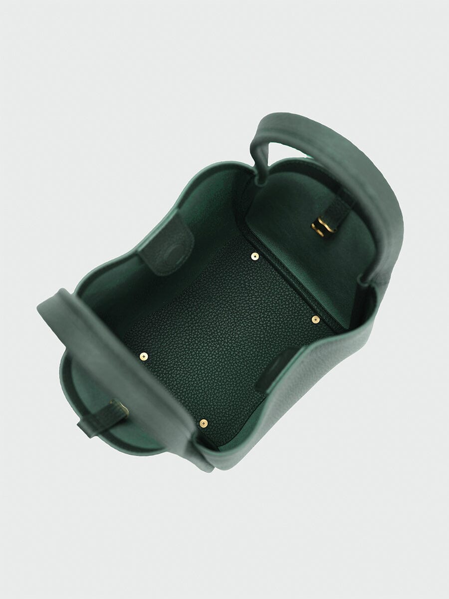 Songmont Medium Song Bag Emerald interior view