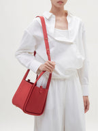 Songmont Medium Song Bag Lucky Red worn crossbody