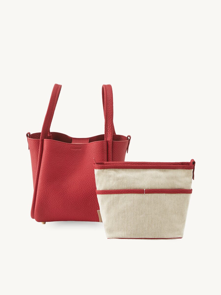 Songmont Medium Song Bag Lucky Red with removable canvas inner pouch