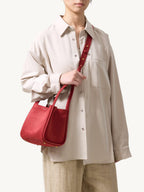Songmont Medium Song Bag Poppy worn crossbody
