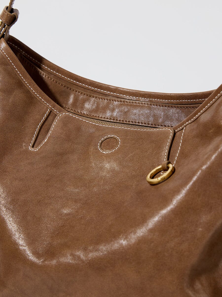 Songmont Medium Yore Hobo Bag Sandal lifestyle shot