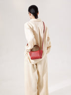 Songmont Mini Song Bag Lucky Red - worn cross-body