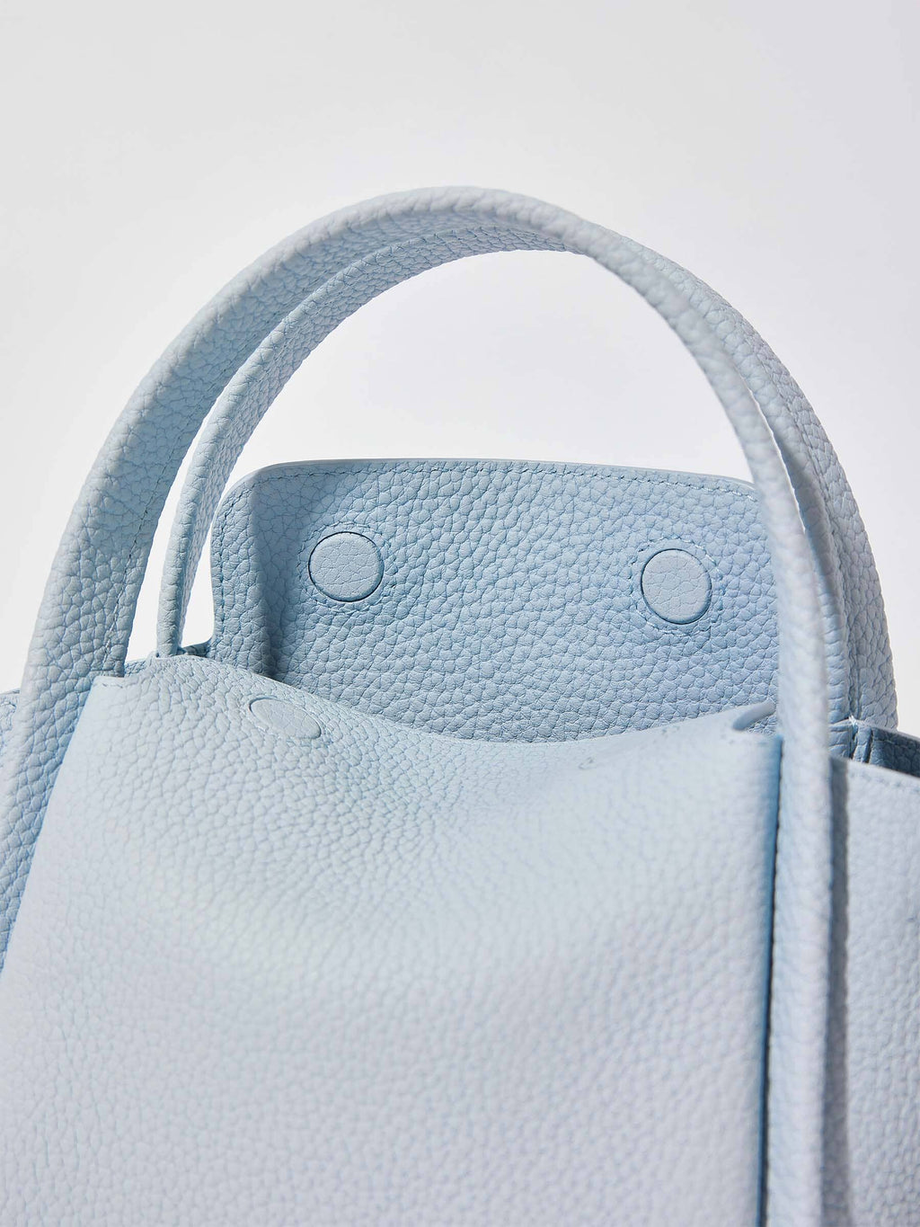 Songmont Mini Song Bag Sky - top handle and interior detail