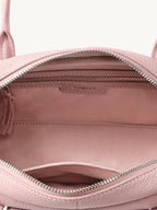 Songmont Mini Yore Toast Bag Peach - open to show the lining and inner pocket