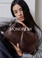 MONOROW Arc Bag - Burgundy styled look 1