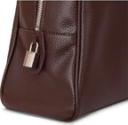 MONOROW Arc Bag - Burgundy hardware detail