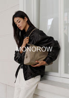 MONOROW Arc Bag - Etoupe styled look 1
