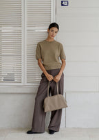 MONOROW Arc Bag - Etoupe styled look 4
