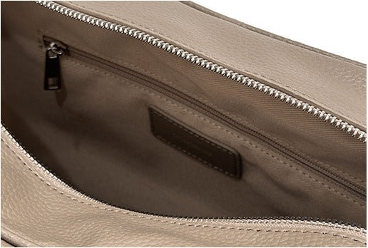 MONOROW Arc Bag - Etoupe interior pocket detail