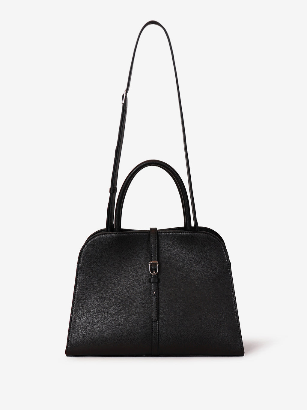 MONOROW Blanc Medium Bag - Black front view