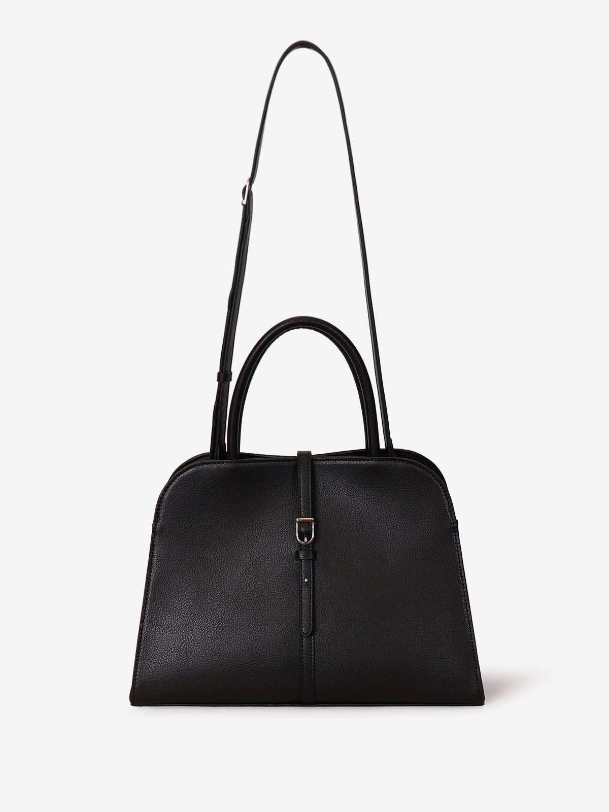 MONOROW Blanc Medium Bag - Black front view
