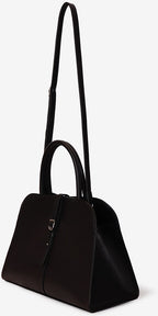 MONOROW Blanc Medium Bag - Black angled view