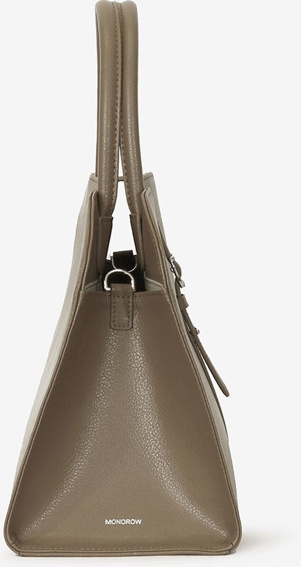 MONOROW Blanc Medium Bag - Etoupe side view