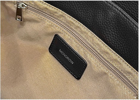 MONOROW Jude Bag - Black interior pocket detail