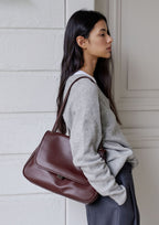 MONOROW Jude Bag - Burgundy styled look 7