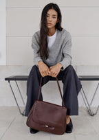 MONOROW Jude Bag - Burgundy styled look 10
