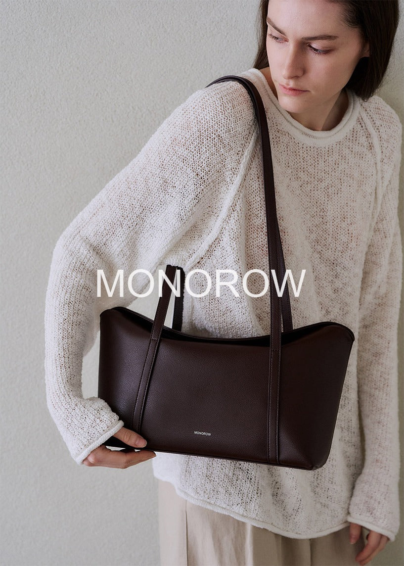 MONOROW Sara Bag - Burgundy Brown styled look 1
