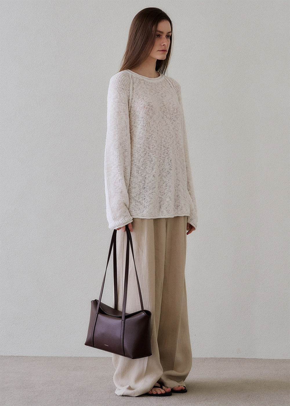 MONOROW Sara Bag - Burgundy Brown styled look 3
