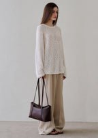 MONOROW Sara Bag - Burgundy Brown styled look 3