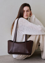 MONOROW Sara Bag - Burgundy Brown styled look 6