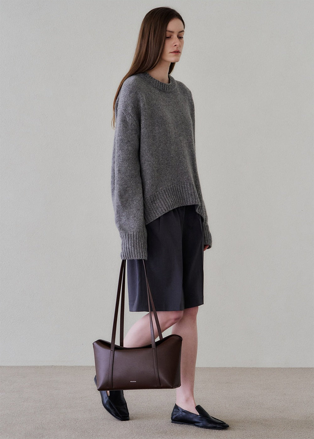 MONOROW Sara Bag - Burgundy Brown styled look 7