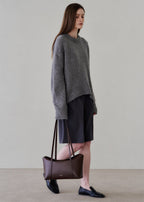 MONOROW Sara Bag - Burgundy Brown styled look 7
